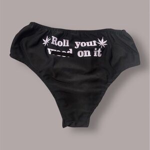 Black Graphic Lightweight Bottoms